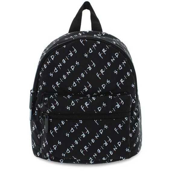 𝅺FRIENDS Black Mini Backpack - Picture 1 of 10